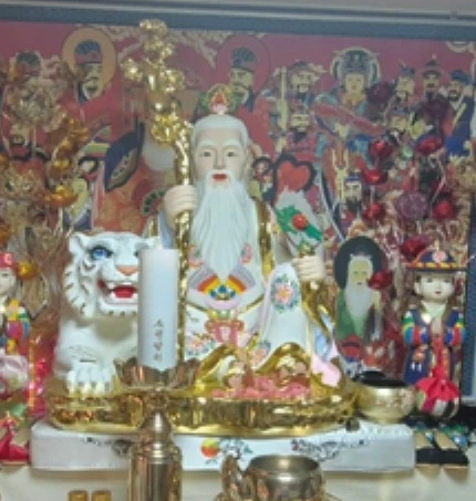 백호와 산신할아버지