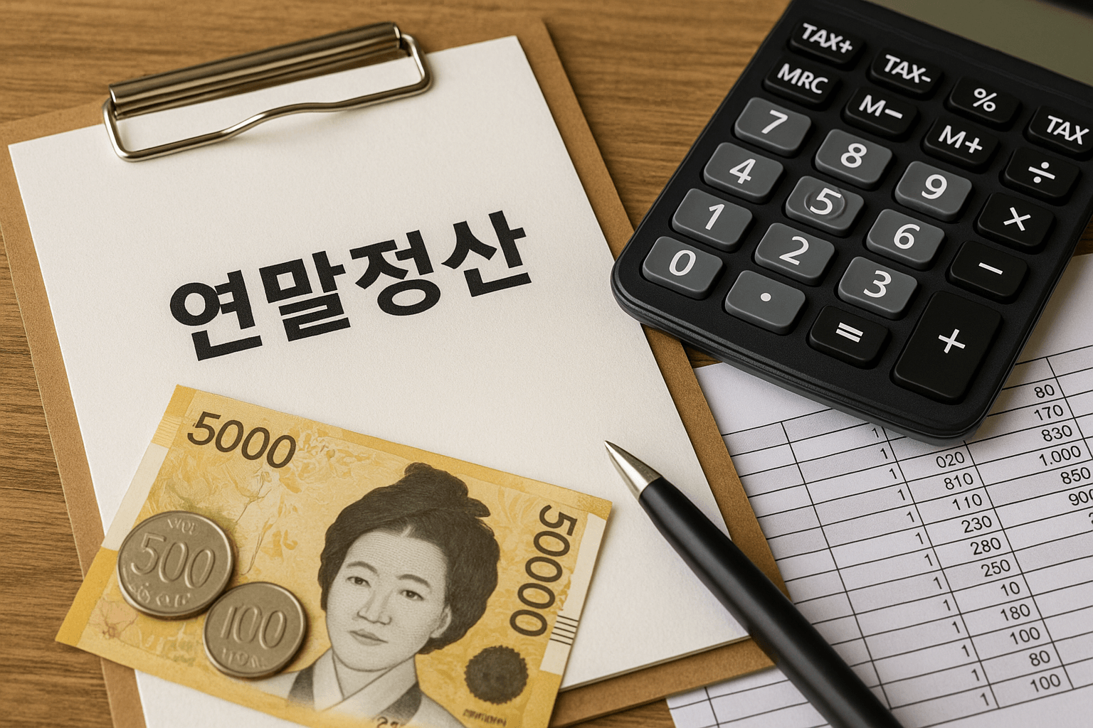 근로소득세 연말정산 사진