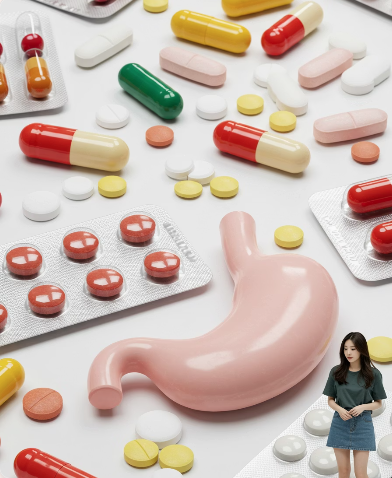 다양한 위장약의 모습