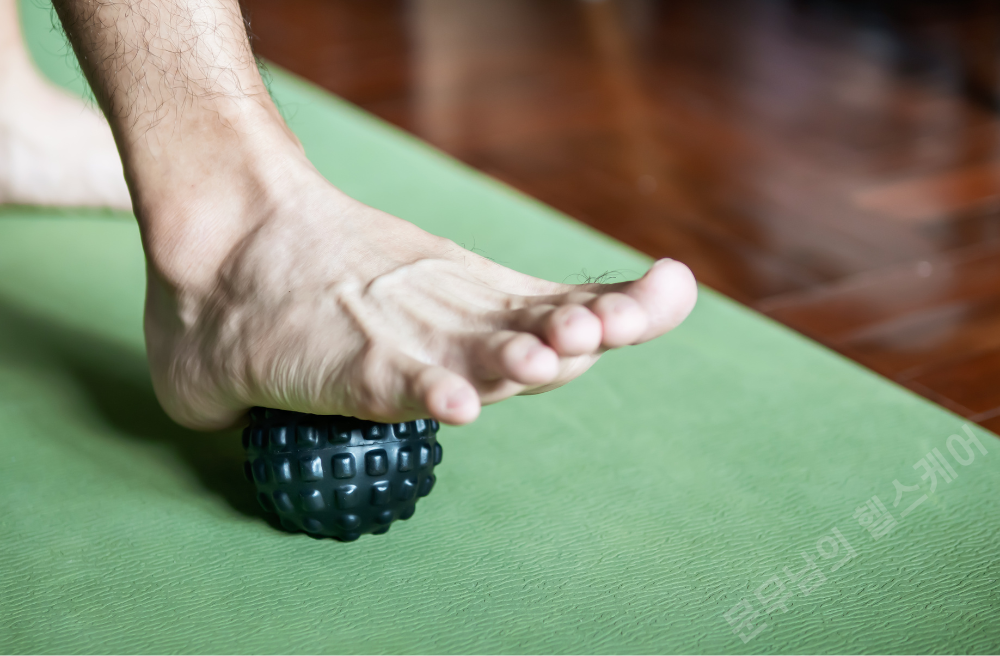 족저근막염 마사지