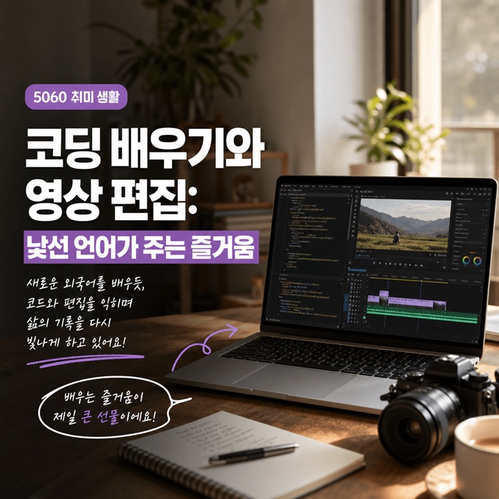 코딩 배우기와 영상 편집
