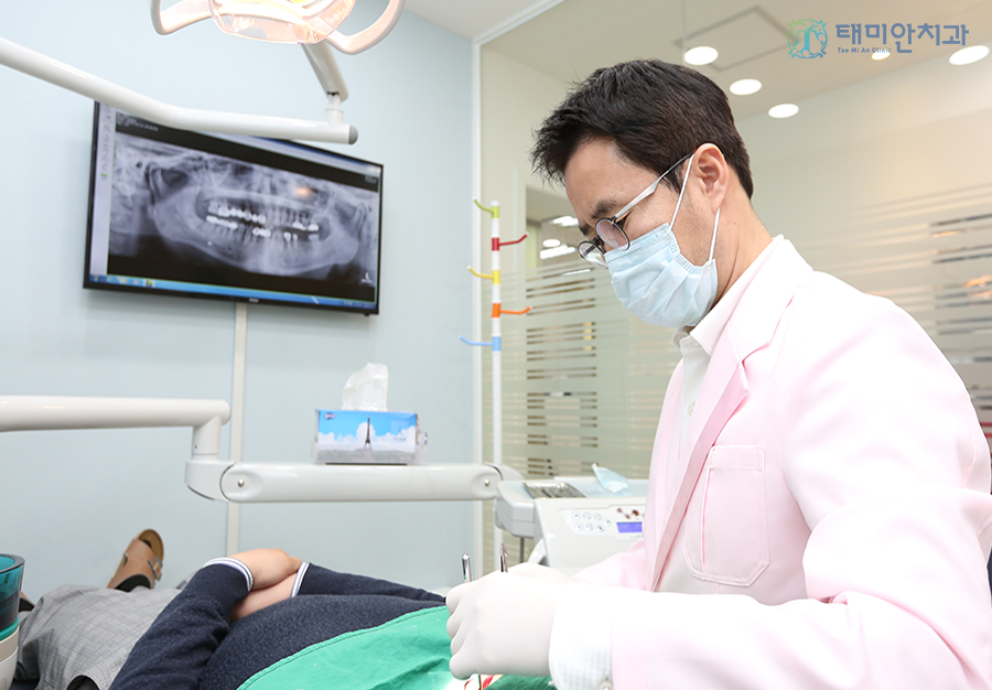 치과공포증을 덜어줄 수 있도록 세심하게 진행되는 치료