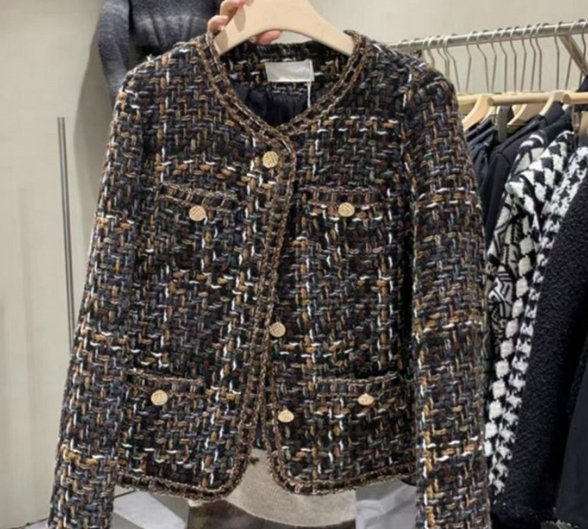 프렌치 명원 빈티지 트위드 봄여름 우븐 코트 ❘ 파리지엔 감성 완성템