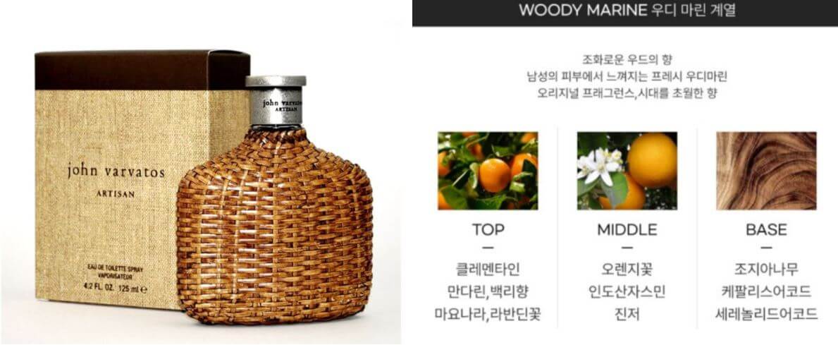 존바바토스 남자 향수