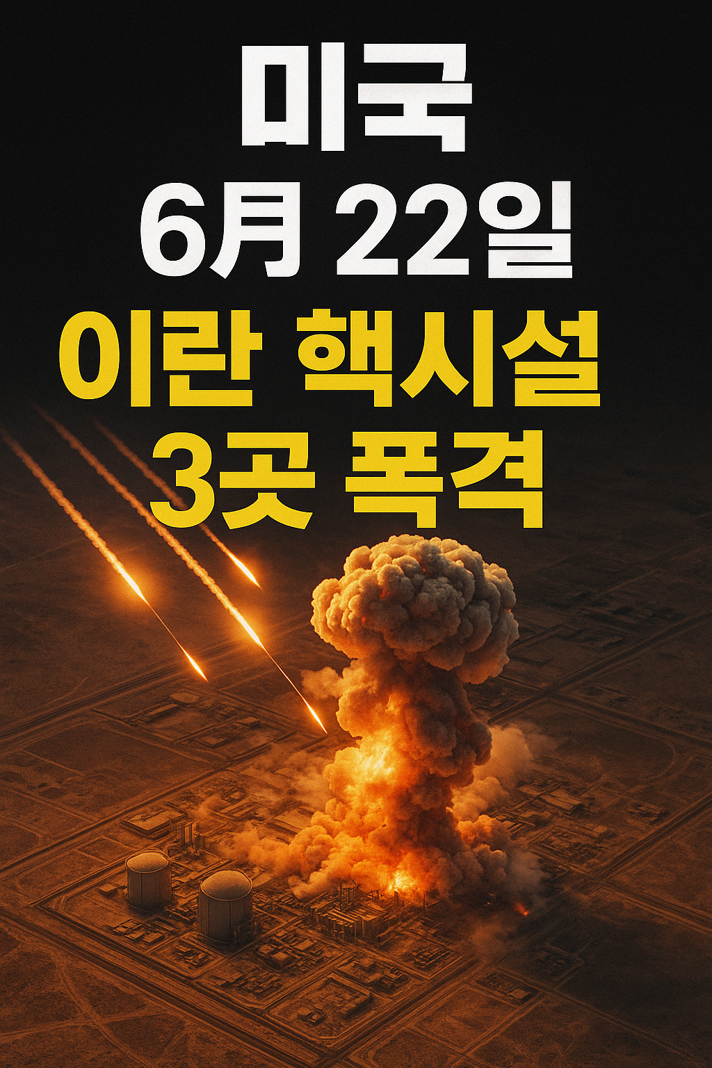 미국 이란 핵시설 폭격