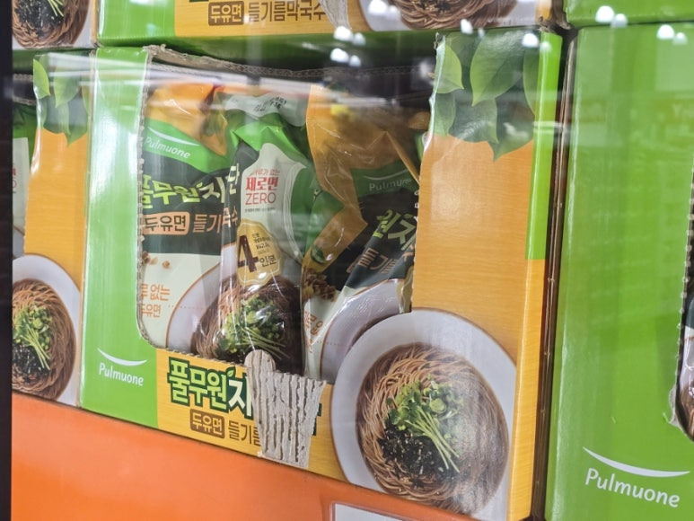 풀무원 메밀두유면 들기름막국수 4인분