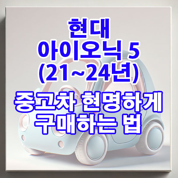 현대 아이오닉 5(21~24년) 중고차 현명하게 구매하는 법
