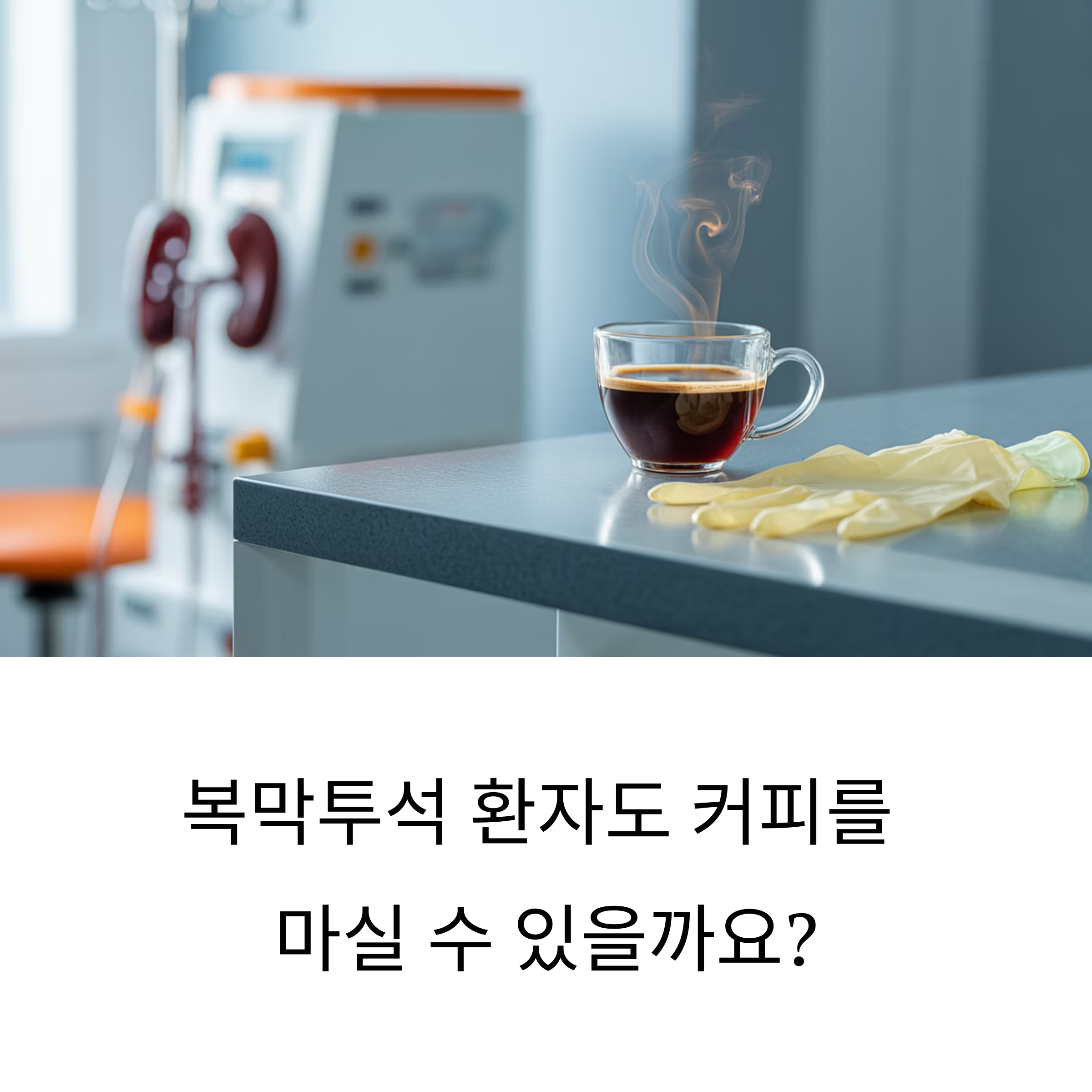 복막투석환자도 커피 마셔도 될까요? 카페인 섭취와 신장 건강의 균형