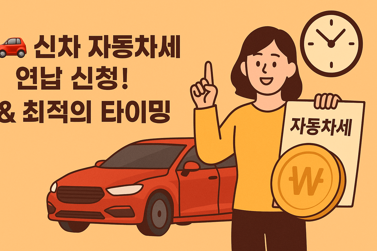 🚗 신차 자동차세 연납 신청! & 최적의 타이밍!