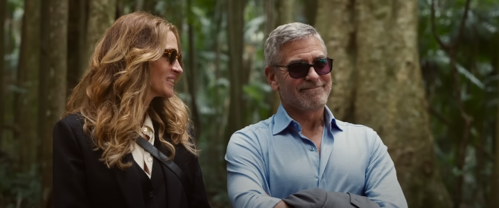 서로를향해웃음짓는줄리아로버츠와조지클루니