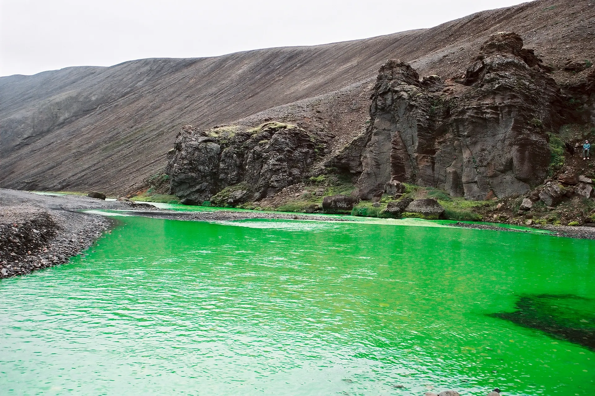 Green river, 1998, The Northern Fjallabak Route, Iceland, 1998
Photo: Olafur Eliasson