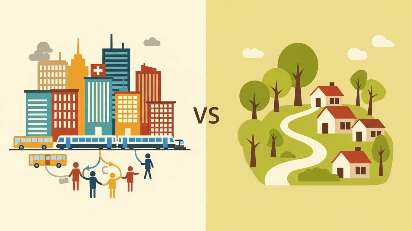 3. 노후 인프라와 일자리, 생활 방식의 차이