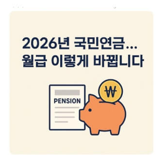 2026 국민연금 인상률