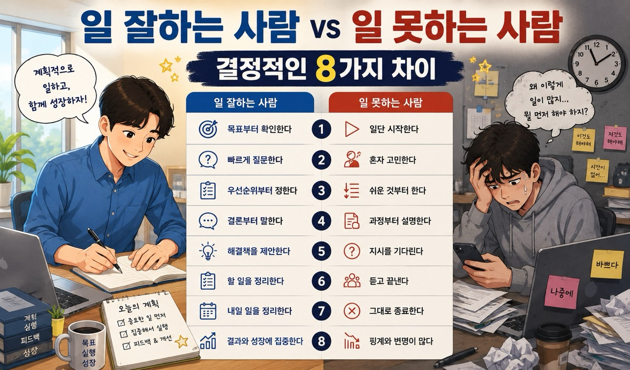 일 잘하는 사람의 특징
