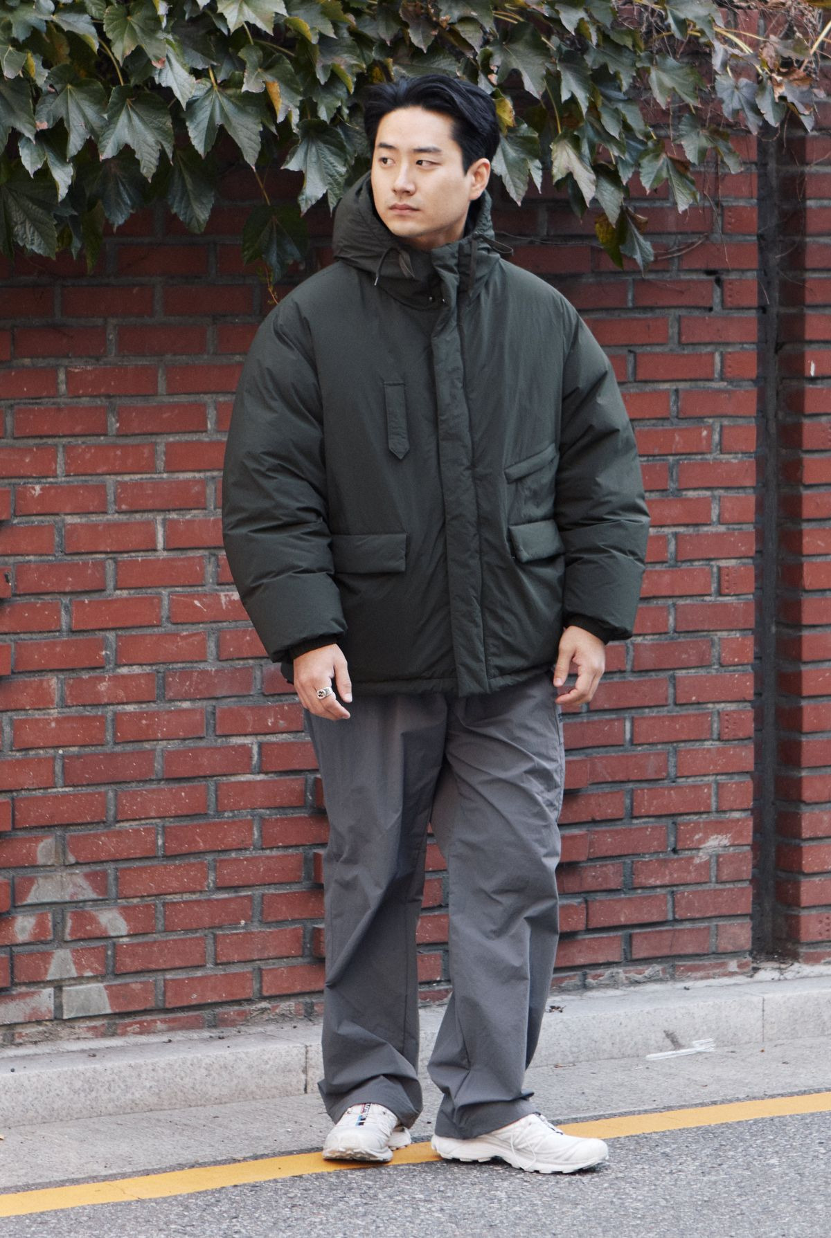 에스피오나지 다이어 후드 다운 파카