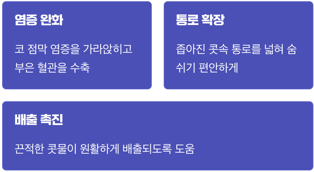 막힌 코를 뻥 뚫어주는 자연의 힘