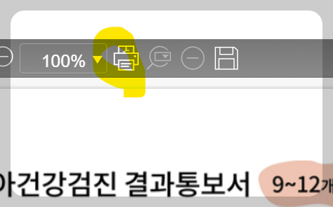 영유아검진 문진표 출력