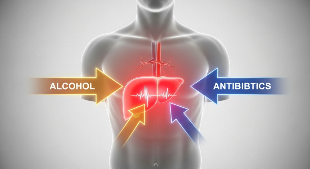 항생제 복용중 음주