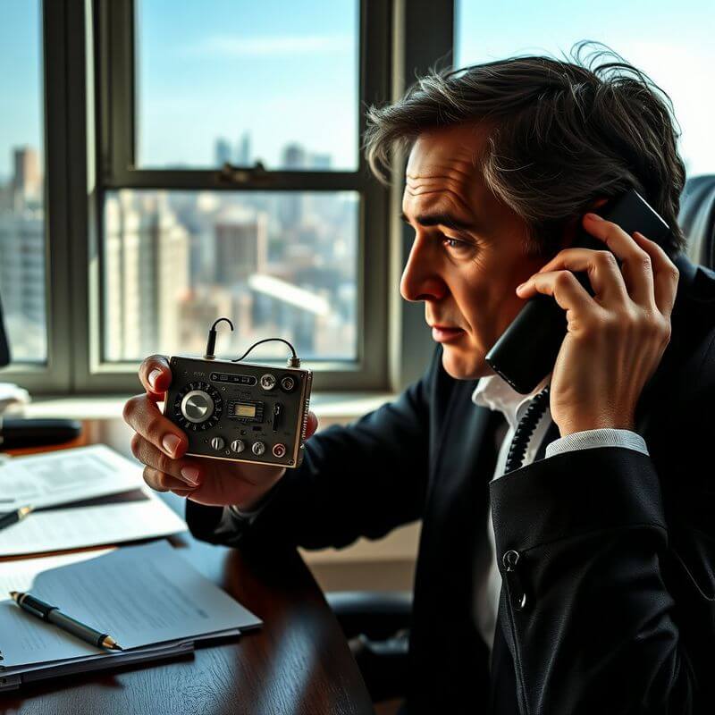 암호기를 꺼내서 연결