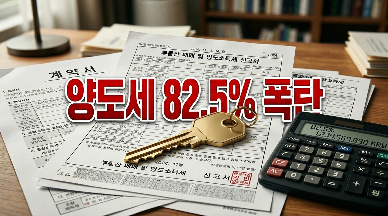 다주택자 양도세 중과 부활! 최고세율 82.5% 적용 기준 및 절세 전략 총정리