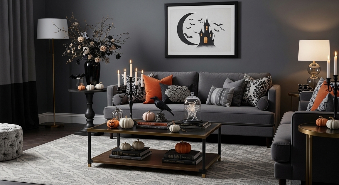 무섭지 않고 세련된 할로윈 꾸미기, &lsquo;스푸키 시크 인테리어&rsquo; 완전정복