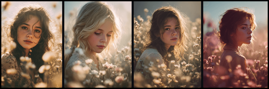 overexposed을 활용한이미지 예시 Midjourney