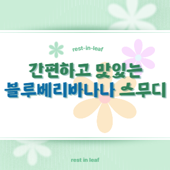 블루베리바나나스무디