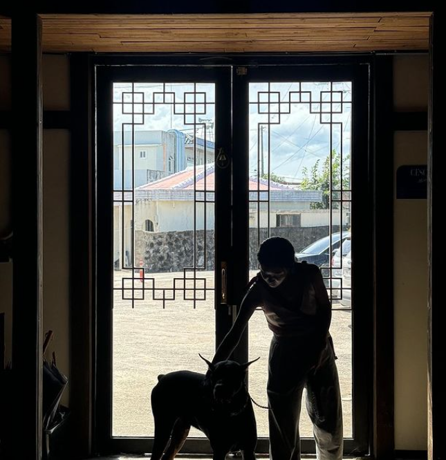 유리 출입금지 구역 제주도 여행 중 인스타그램