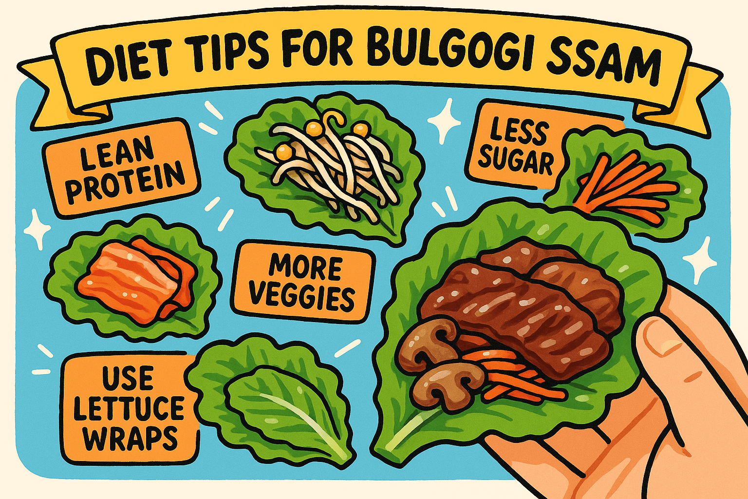 불고기 쌈, 다이어트식 5가지 팁