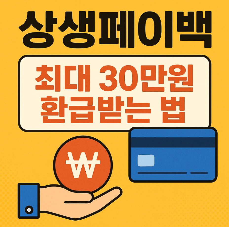상생페이백, 최대 30만원 환급 신청하세요.