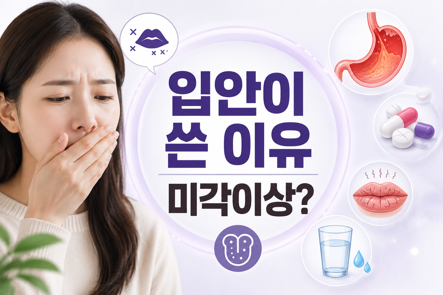 입안이 쓴 이유