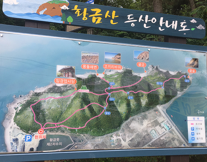 황금산-지도