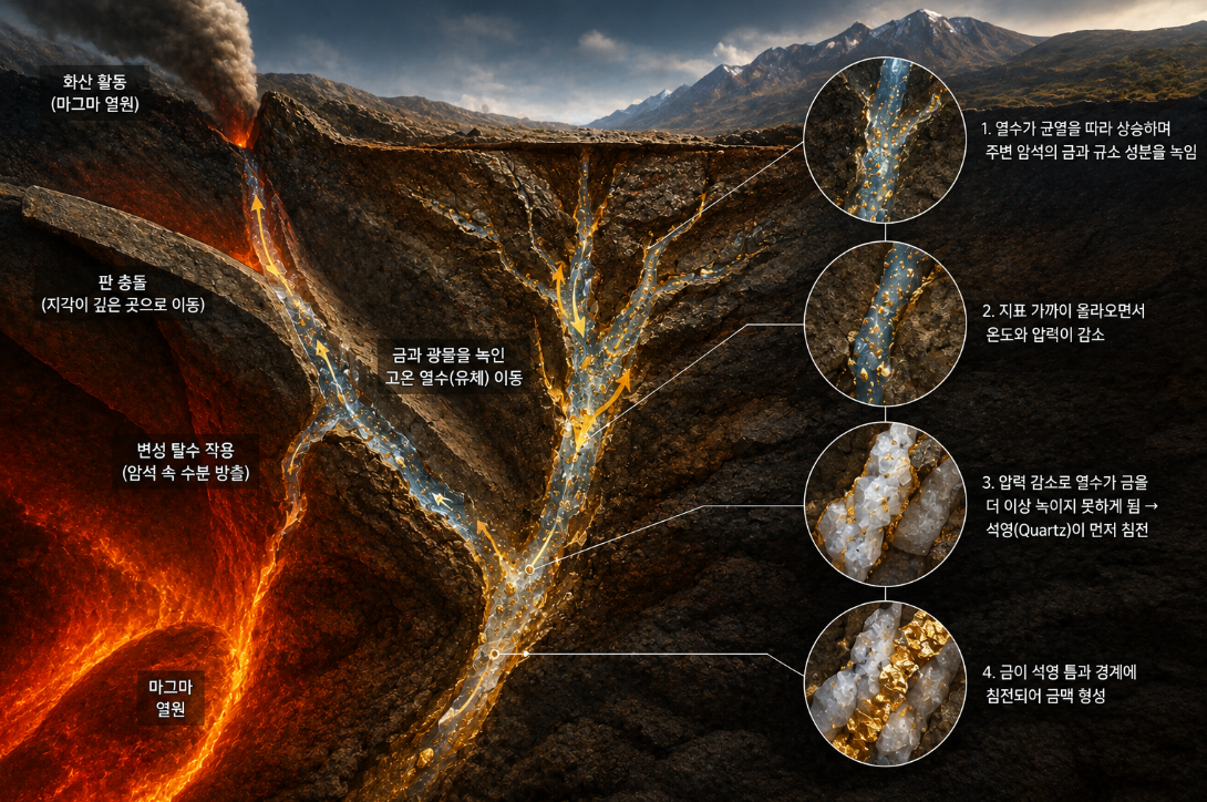 hydrothermal-gold-formation