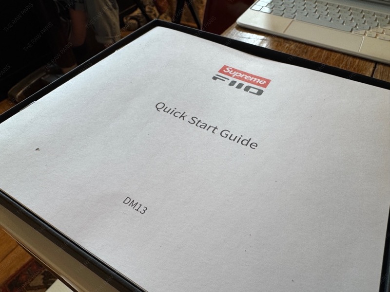 supreme fiio cd player unboxing contents manual