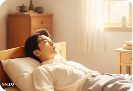 방안에서 날개를 꿈꾸는 청년