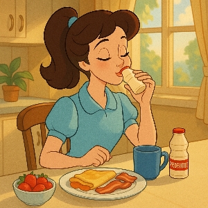 아침 식사후 유산균 복용