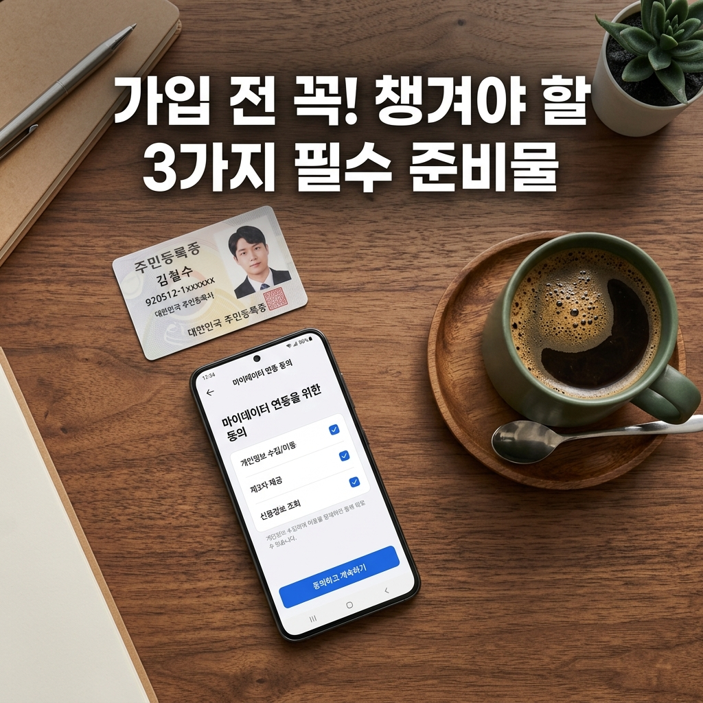 청년미래적금 비대면 신청 필수 준비물 신분증