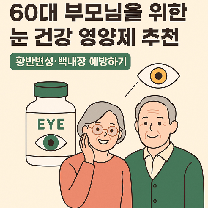 황반변성&middot;백내장 예방하기