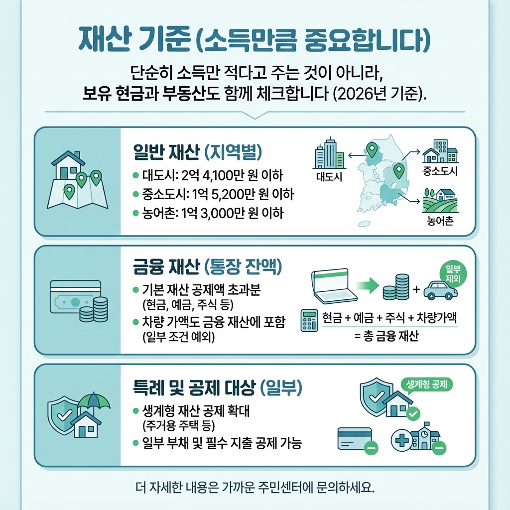 재산기준_일반재산_금융재산_자동차_2026_요약인포그래픽