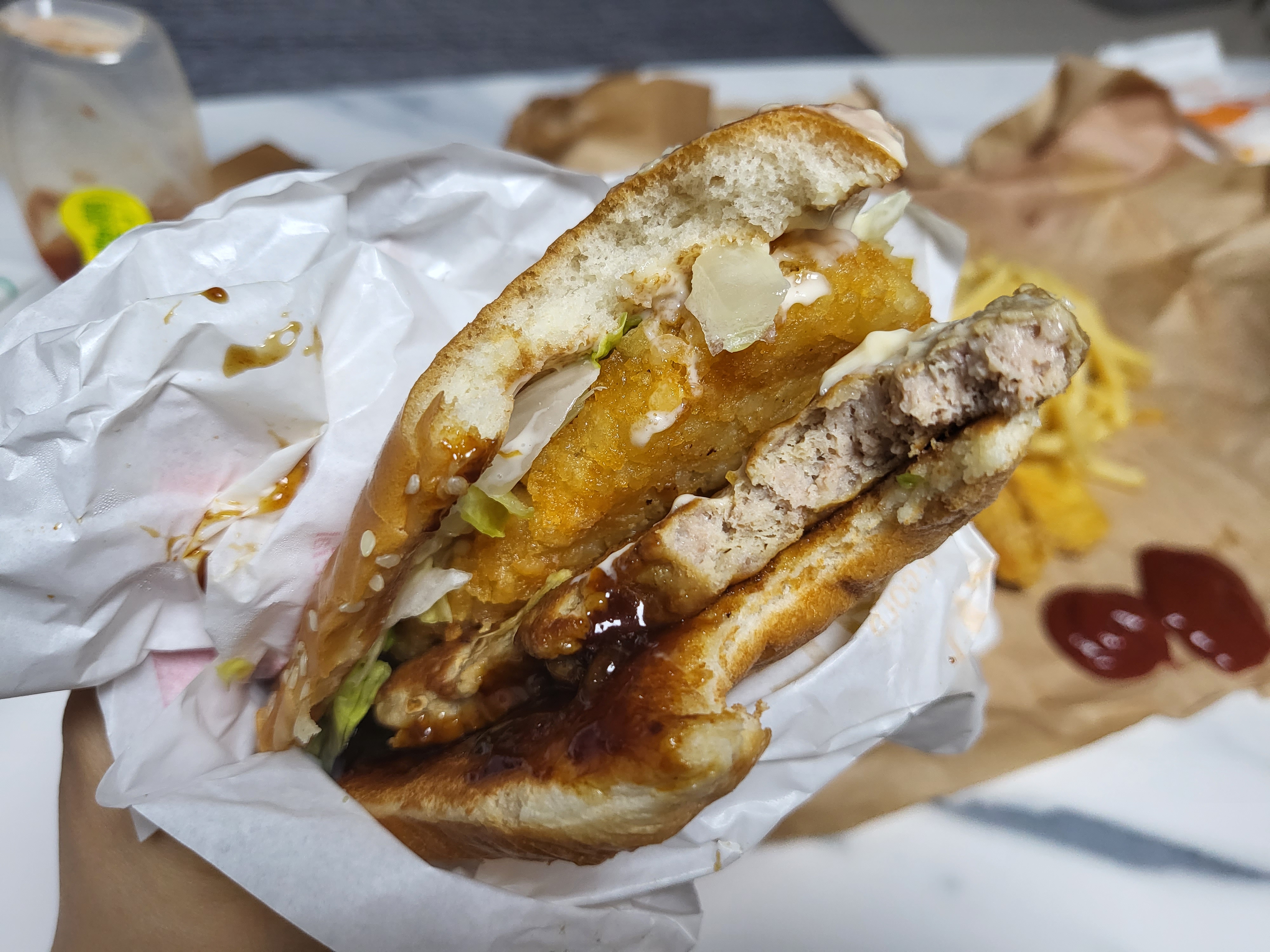 맥도날드 동수원GSDT점 행운골드버거외 후기-20