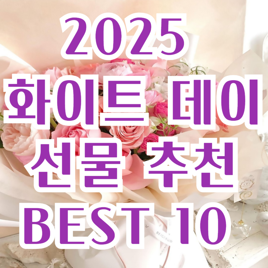 2025 화이트데이 선물 추천 BEST 10