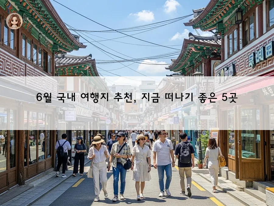 6월 국내 여행지 추천, 지금 떠나기 좋은 5곳