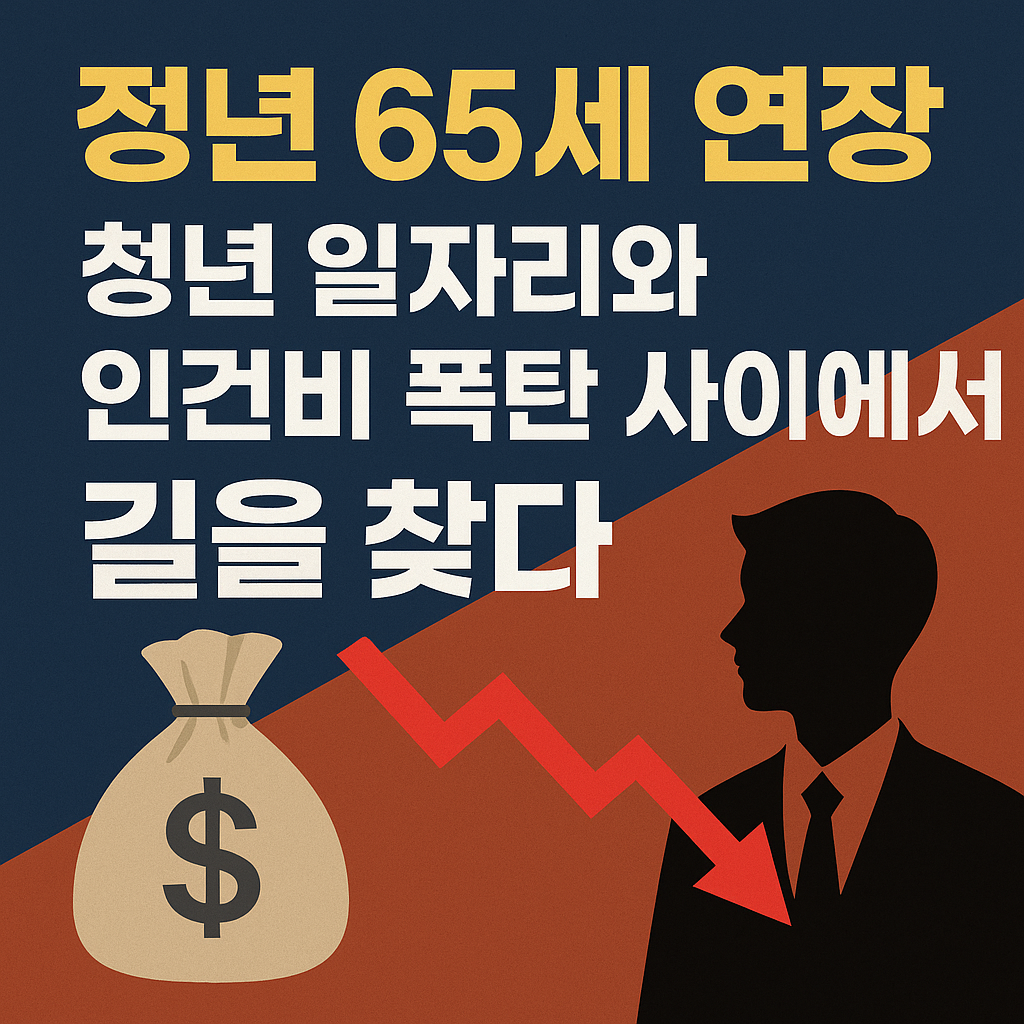 정년65세연장청년일자리와인건비폭탄사이에서길을찾다
