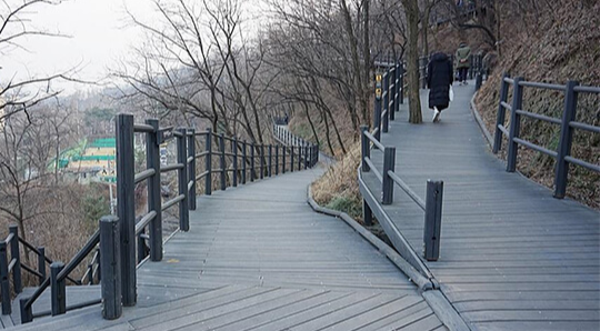 산림청 명품숲길 겨울 트레킹 : 서울 안산 순환형 무장애 자락길