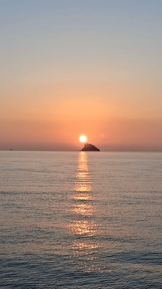 영종도 거잠포 일출 움짤