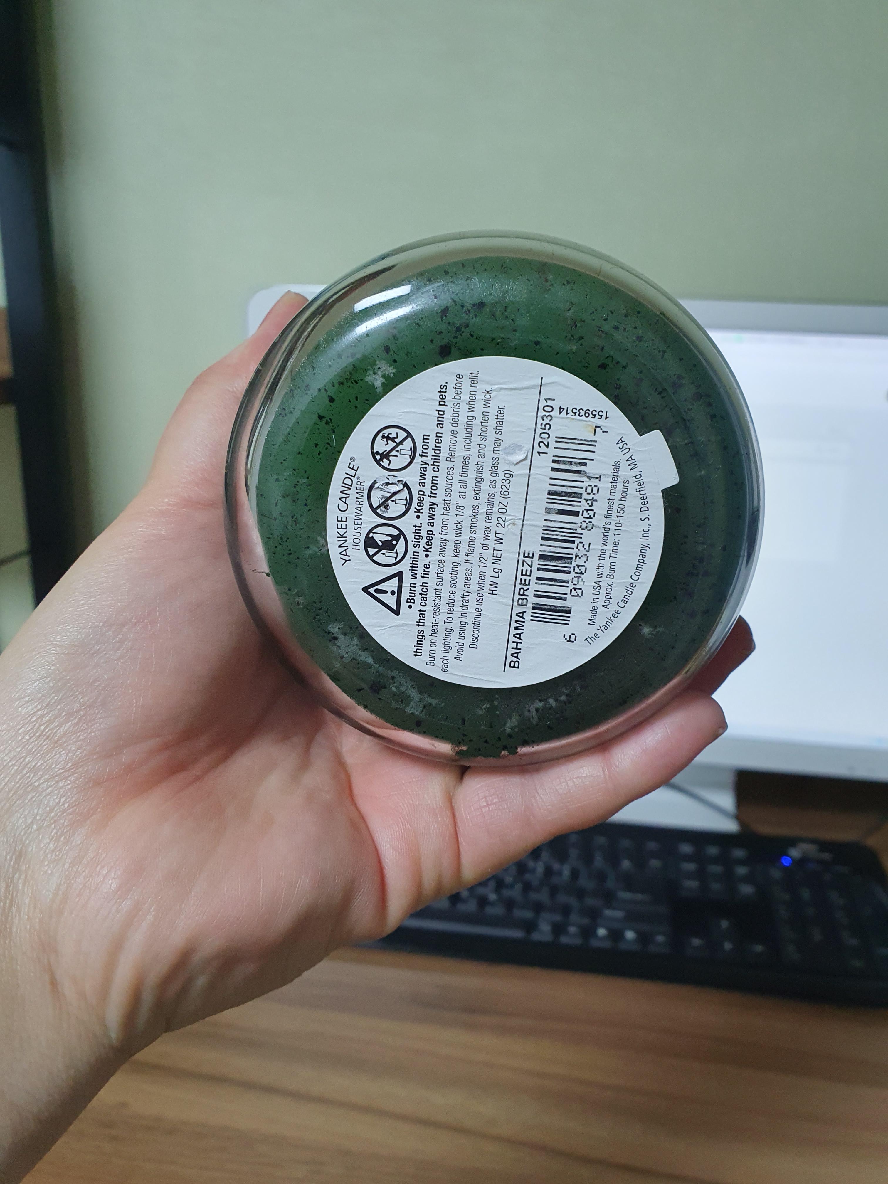 기존에 심지에서 나왔던 까만색 찌꺼기 ㅜ.ㅜ;