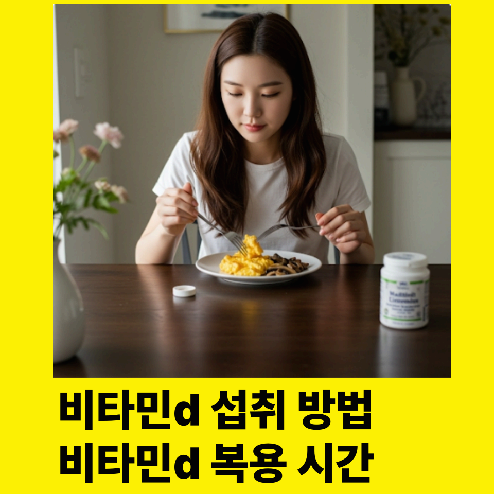 비타민d-섭취방법-복용시간