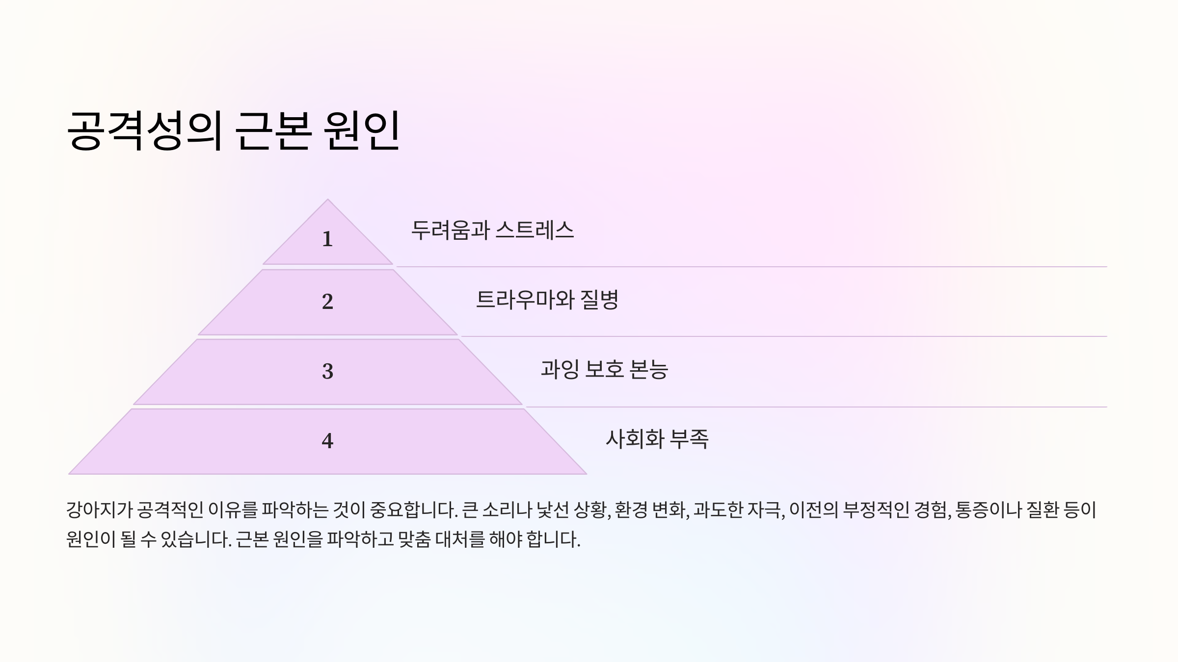 공격성의 근본 원인