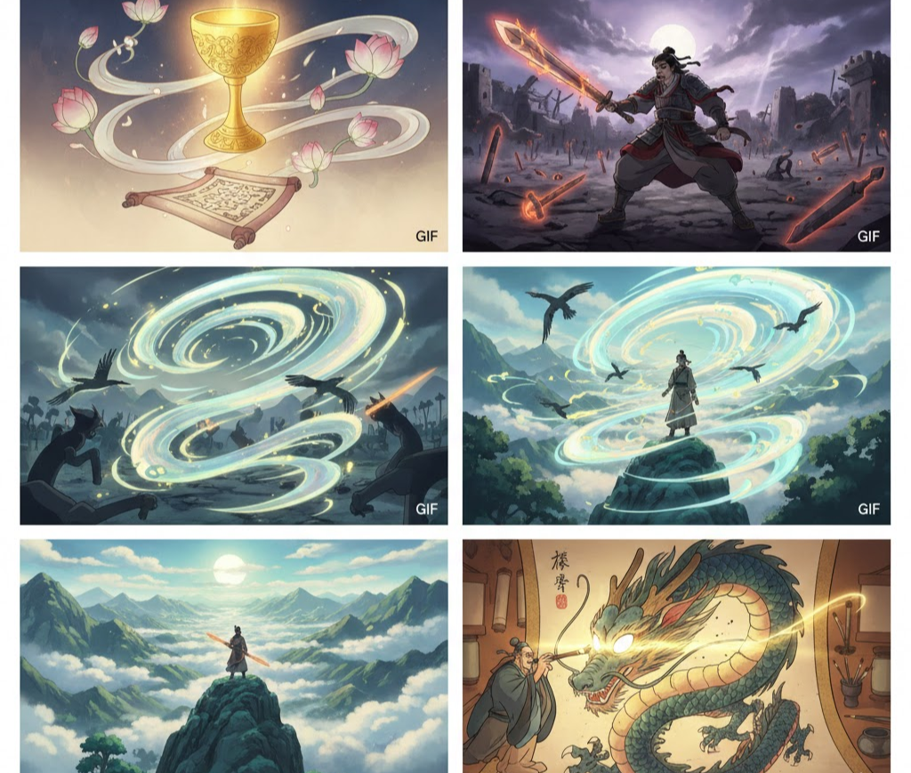 사자성어 연상되게 하는 이미지