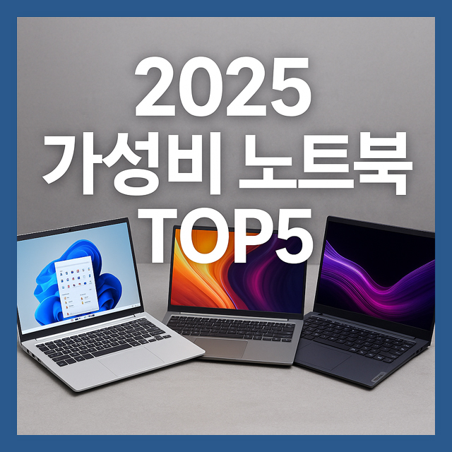 2025 가성비 노트북 TOP5